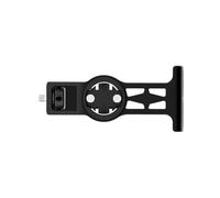 ReachMall Supporto per computer da bici in lega di alluminio, compatibile con Garmin GPS Ciclismo Faro Staffa per Manubrio,