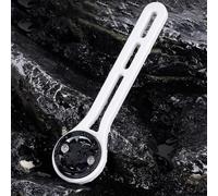 ReachMall Supporto per computer da bicicletta, in nylon, confezione da 2, robusto, antipioggia, con adattatore per Garmin Cat Eye per bryton ciclismo da strada