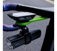 ReachMall Supporto per computer da bicicletta, in nylon, confezione da 2, robusto, antipioggia, con adattatore per Garmin Cat Eye per bryton ciclismo da strada