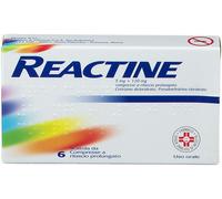 reactine Antistaminico 6 Compresse 5 mg + 120 mg Rilascio Prolungato