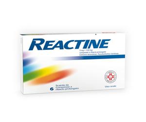 Reactine Rinite Allergica Stagionale - 6 Compresse Rilascio Prolungato