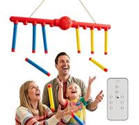 Reaction Drop Stick Game, Reflex Training Hand-Eye Coordination Toy | 27-Inch Interactive Challenge Game with Voice Prompt, 3 Adjustable Speed Modes, and USB Rechargeable Design, Fun Party and