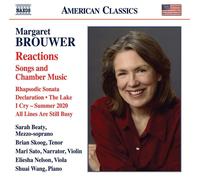 Audio Cd Margaret Brouwer - Reaction, Songs And Chamber Music