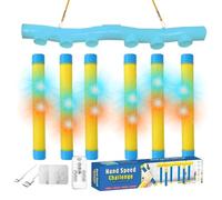 Reaction Sticks Toy, Catching Sticks Game, Hand Eye Coordination Trainer, 3 Speed Adjustable Drop Trainer for Kids Teens Adults Training, 15.74x2.08x3.74 Inches