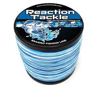 Reaction Tackle Braided Fishing Line Blue Camo 10LB 500yd