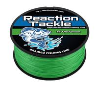 Reaction Tackle Braided Fishing Line Hi Vis Green 30LB 150yd