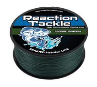 Reaction Tackle Braided Fishing Line Moss Green 50LB 150yd