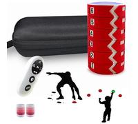 Reaction Training Light Pod, Agility Fitness Light con 6 luci + 1 telecomando, 4 modalità di allenamento della coordinazione occhio-mano, distanza di rilevamento 10 cm, per fitness, allenamento sporti
