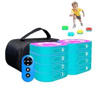 Reaction Training Lights con telecomando, 4 modalità e colori per agilità e coordinazione occhio-mano nello sport e nel fitness