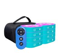 伟 祥 Reaction Training Lights Improves Reaction Speed And Agility, Agile Reaction Training Lamp Set with 270° Viewing Angle, 4 Modes & 4 Light Color, Magnetic Design, 10CM Sensing Distance