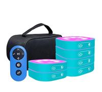伟 祥 Reaction Training Lights Improves Reaction Speed And Agility, Agile Reaction Training Lamp Set with 270° Viewing Angle, 4 Modes & 4 Light Color, Magnetic Design, 10CM Sensing Distance