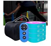伟 祥 Reaction Training Lights Improves Reaction Speed And Agility, Hand Eye Coordination Training Lamp, t 4 Modes & 4 Light Color, 10CM Sensing Distance, 270° Viewing Angle, Remote Control