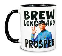Reactive Brands MUGEMS Brew Long and Prosper Mug - Divertente tazza da caffè o tè