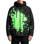 Reactive Jacket: la giacca che cambia aspetto quando nevica | Giacca a vento da uomo, capo da sci che cambia colore, tessuto resistente all'acqua, ideale per sci, snowboard, viaggi