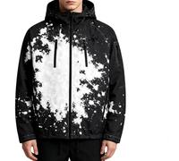 Reactive Jacket: la giacca che cambia aspetto quando nevica | Giacca a vento da uomo, capo da sci che cambia colore, tessuto resistente all'acqua, ideale per sci, snowboard, viaggi