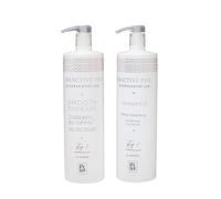 Reactive Pro PIUR - Kit professionale per la cura dei capelli senza solfato, terapia liscia con collagene, shampoo detergente profondo e trattamento, 1 litro