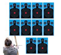 Reactive Target - Paper Splatter Sheet, 18 x 12 Inch, 10 pezzi | Praticità Accessory For Outdoor Training Team Activity Recreation Kids Adults Backyard Use