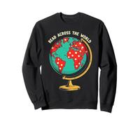 Read Across the World Vintage Globe Book Lover’s Felpa
