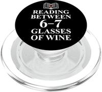 Read Between the Wines 6 7 Reading 6-7 Just One More Chapter PopSockets PopGrip per MagSafe