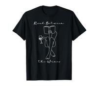 Read Between The Wines Book Club Wine Drinking Books Lovers Maglietta