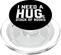 Read I Need a Huge Stack of Books PopSockets PopGrip per MagSafe