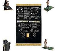 Read in English and Say it in Arabic Guided Prayer Mat,Interactive Guided Muslim Prayer Mat,BilingualGuided PrayerMat with Direction Finder,Muslim Pray-er Rug for New Muslims, Salah and Meditation