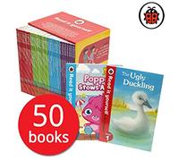 Read it Yourself with Ladybird Collection 50 Books Box Set Pack (Level 1, 2, 3, 4)including moshi monster, peppa pig, charlie and lola, Wizards of Oz, ... Heidi, Snow white and the seven dwarfs