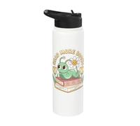 Read More Books Bookworm Reader Quote Stainless Steel Insulated Water Bottle