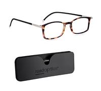 Read Optics Occhiali da lettura per uomo e donna, occhiali protettivi luce blu per gaming, computer e schermi, colore nero, marrone, attacco super sottile, pieghevole, da 0,0 a +2,5, Tartaruga, +0.0