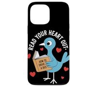 Read Your Heart Out Uccellino Blu Amante Libri Lettura Custodia per iPhone 13 Pro Max