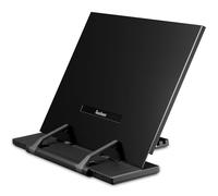 Readaeer Leggio Libri in Lamiera Pieghevole Supporto in Metallo Leggero e Regolabile per Tablet, Notebook e Libri