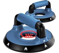 READAEER Maniglie per Flessioni Rotanti a 360° - Push Up Bar Ergonomiche con Base Antiscivolo, Supporti per Flessioni per Allenamento Petto, Schiena e Tricipiti, Attrezzi Palestra Casa (Blu)