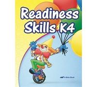 Readiness Skills K4 - Abeka 4 Year Old Kindergarten Development Skills Activity Student Work Book