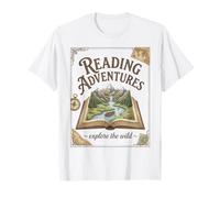 Reading Adventures Esplora la Natura Selvaggia Maglietta