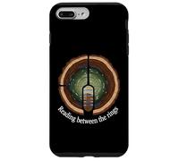 Reading Between The Rings Tree Ring Nature Art Custodia per iPhone 7 Plus/8 Plus