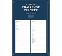 Reading Challenge Tracker: 52 Weeks of Book Logging with Reading Goals and Challenges | Track Books You Read with Reviews Ratings and Monthly Stats | A Year of Reading Journal for Book Lovers
