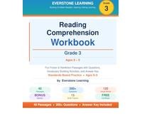 Reading Comprehension Workbook Grade 3: 40 Engaging Fiction & Nonfiction Passages, Vocabulary Practice, and Critical Thinking Questions for 3rd Grade - Ages 8-9