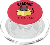 Reading è il mio libro di lettura Jam Cozy Mystery Cat PopSockets PopGrip per MagSafe