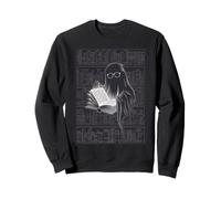 Reading Ghost - Spooky Library Halloween Tee Felpa