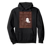 Reading Ghost - Spooky Library Halloween Tee Felpa con Cappuccio