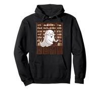 Reading Ghost - Spooky Library Halloween Tee Felpa con Cappuccio