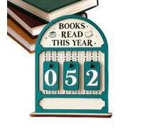 Reading Goal Tracker Board, This Year Book Track Sign, Motivational Tracker for Students and Teachers, Stylish Wall or Desk Display, Educational Accessory, Readings Planner for Men Women Youth