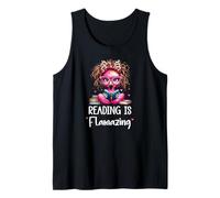 Reading is Flamazing Flamingo Summer Reading 2025 Book Lover Canotta
