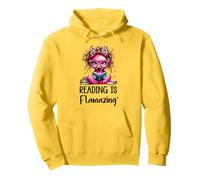 Reading is Flamazing Flamingo Summer Reading 2025 Book Lover Felpa con Cappuccio