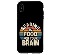 Reading Is Food For Your Brain Reader Hobby Librarian |- Custodia per iPhone XS Max