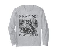 Reading Is My Cardio Maglia a Manica