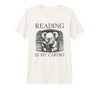 Reading Is My Cardio Maglietta Premium