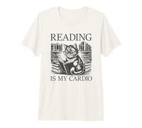 Reading Is My Cardio Maglietta Premium