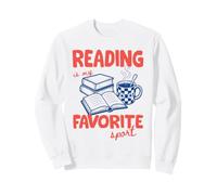 Reading Is My Favorite Sport Book Lover Bookish Reader Felpa