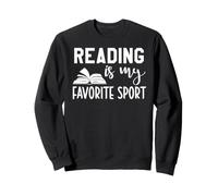 Reading is My Favorite Sport Funny Book Lover Bookish Items Felpa